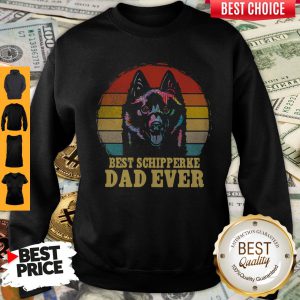 Top Best Schipperke Dad Ever Vintage Sweatshirt