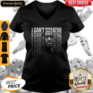 Top LeBron James I can’t Breathe V-neck