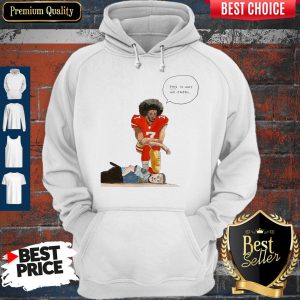 Nice Colin Kaepernick kneeling on the neck Police Officer hoodie