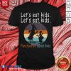 Let's Eat Kids Punctuation Saves Lives Teacher Halloween Vintage Retro Shirt - Design By Blablatees.com
