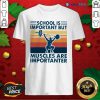 School Is Important But Muscles Are Importanter Vintage Retro Shirt Design By Blablatee.com