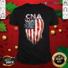 Cna Gift American Flag Shirt Design By Blablatee.com