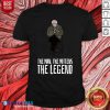 Bernie Sanders The Man The Mittens The Legend Shirt Design By Blablatee.com