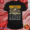 The Green Bay Packers 102nd Anniversary 1919 2021 Signatures Thank You For The Memories Shirt Design By Blablatee.com