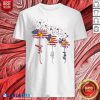Three Flowers 4th Of July Shirt - Design By Blablatees.com