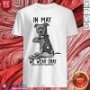 Dog In May We Wear Gray Shirt - Design By Blablatees.com