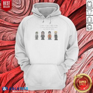 Awesome U2 Band Cartoon I Want To Run I Want To Hide I Wanna Tear Down The Walls Hoodie