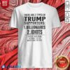 Funny There Are 2 Types Of Trump Supporters Billionaires And Idiots