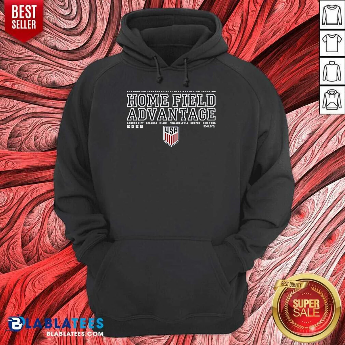 Good USMNT Homefield Advantage USA Soccer Hoodie