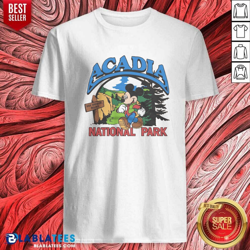 Hot Mickey Mouse Acadia National Park shirt optimized on Classic Shirt Hot Mickey Mouse Acadia National Park shirt optimized shown as a classic shirt preview