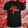 Nice The Hitchhiker'S Guide To The Galaxy 42 The Ultimate Answer shirt optimized in black, short-sleeve cotton tee with bold graphic print
