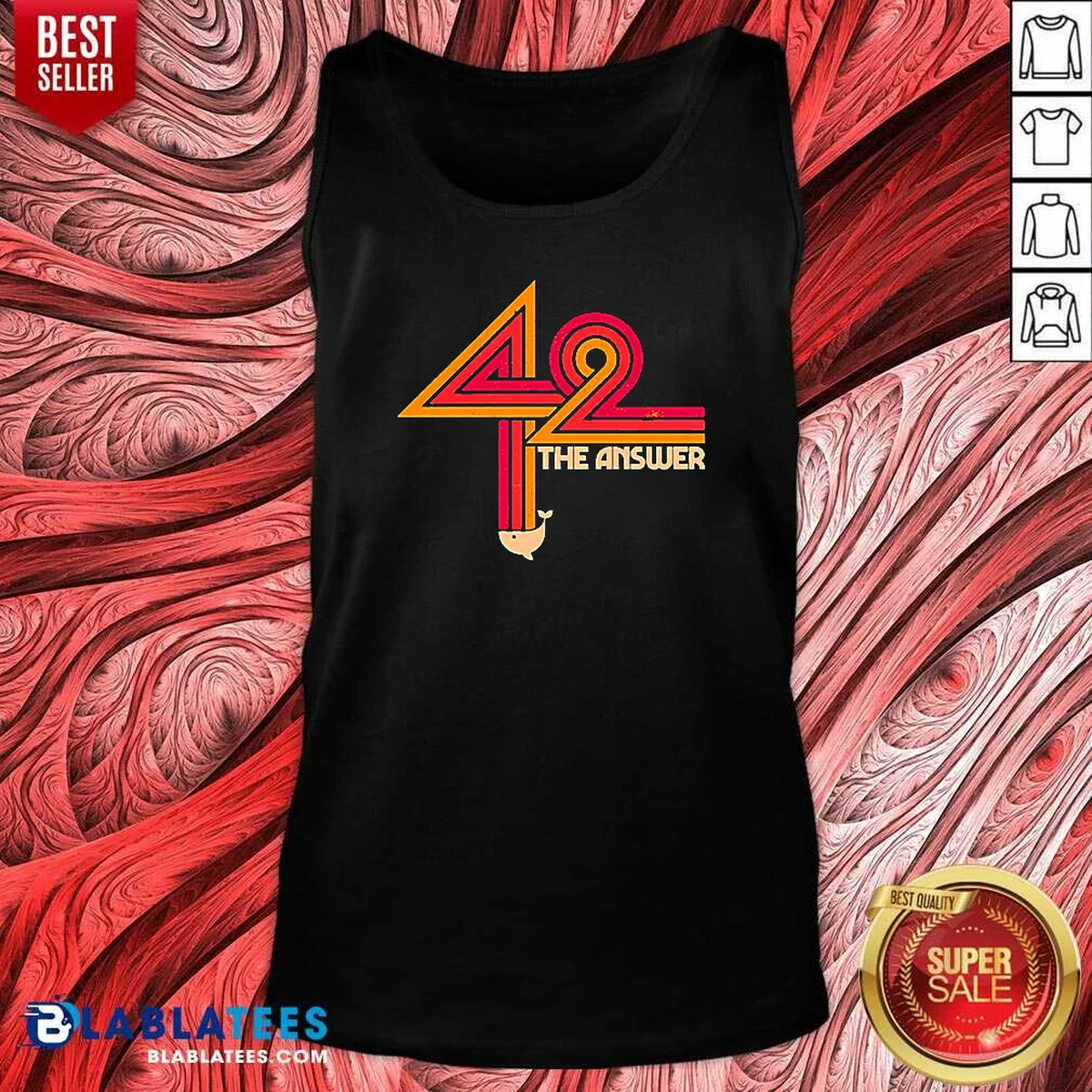Nice The Hitchhiker'S Guide To The Galaxy 42 The Ultimate Answer Tank Top