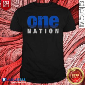 Original Top One Nation Australia shirt optimized front view on a mannequin