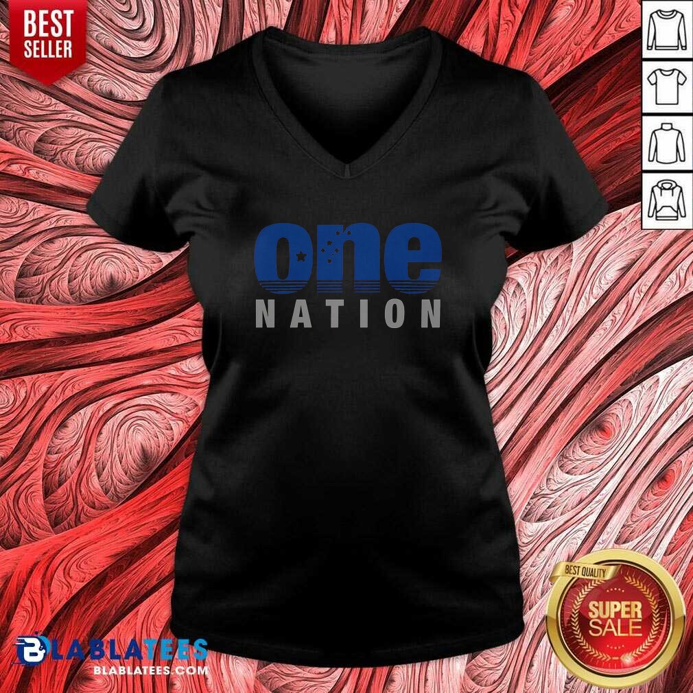 Original Top One Nation Australia V-Neck Shirt
