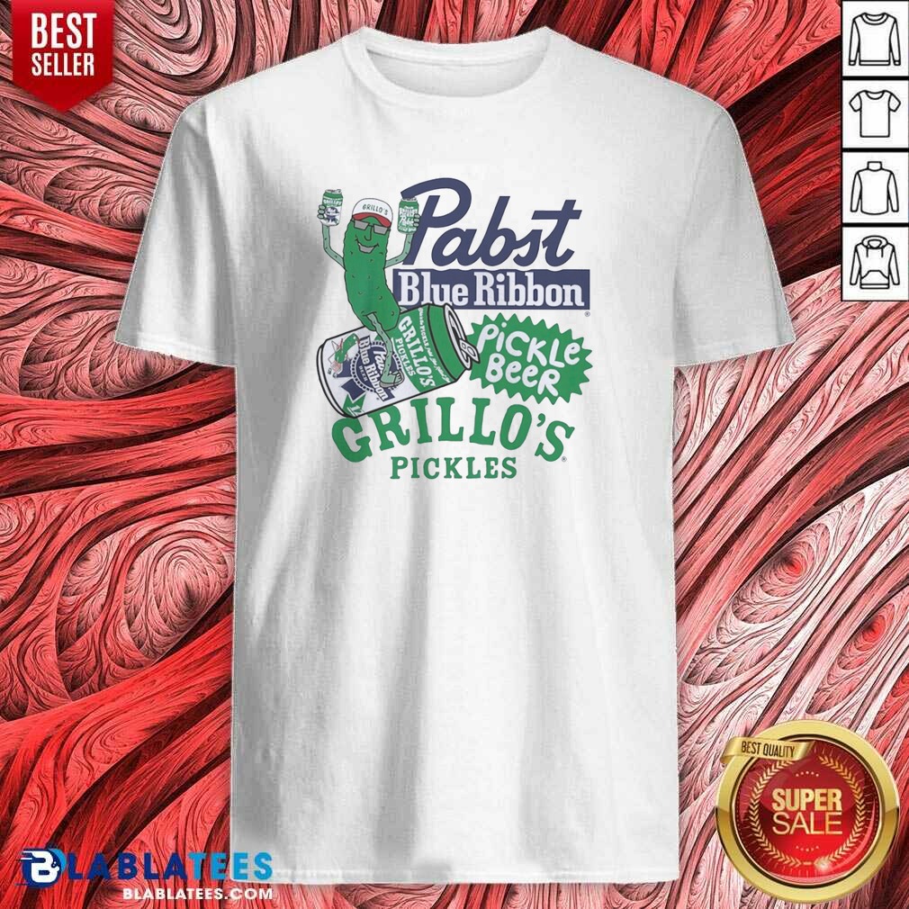 Pretty Grillos Pickles Pabst Blue Ribbon Shirt Pretty Grillos Pickles Pabst Blue Ribbon Shirt