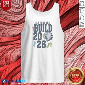 Pretty Playground Build 2026 Eagle Mascot Tank Top