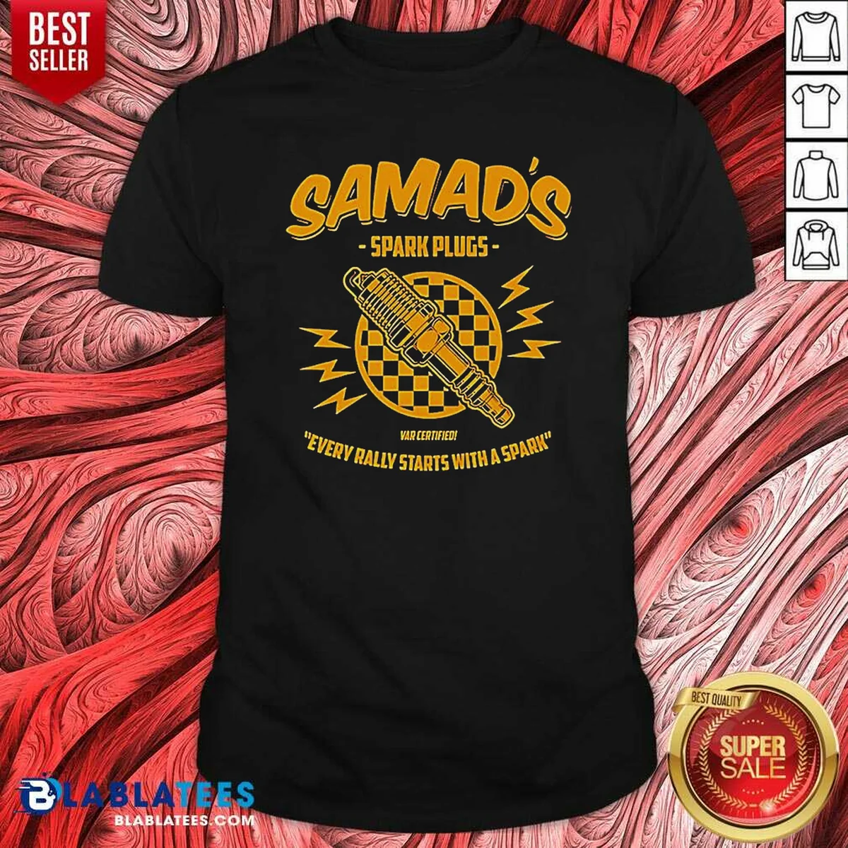 Pretty Samads Spark Plugs Every Rally Shirt Pretty Samads Spark Plugs Every Rally Shirt