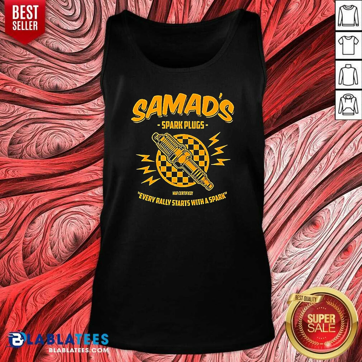 Pretty Samads Spark Plugs Every Rally Tank Top Pretty Samads Spark Plugs Every Rally Tank Top
