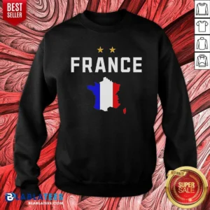 Top France Flag Soccer Sweatshirt