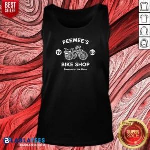 Awesome Peewee'S Bike Shop 1985 Basement Of The Alamo Pee Wee'S Big Adventure Tank Top