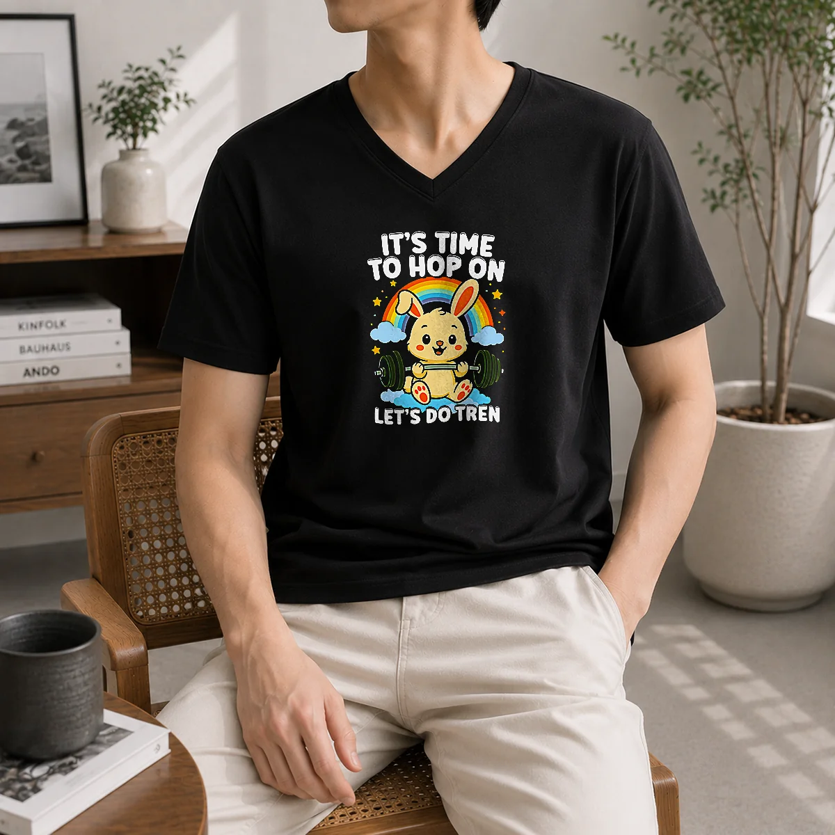 Awesome Time To Hop On V-Neck Shirt Awesome Time To Hop On V-Neck Shirt
