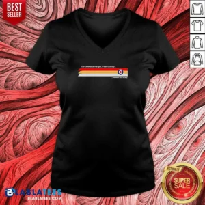 Good Oasis Don'T Look Back In Anger I Heard You Say At Least Not Today V-Neck Shirt