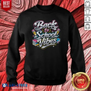 Hot Back To School Vibes Y2K Sweatshirt