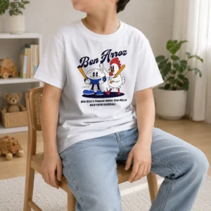 Hot Ben Rice New York Yankees MLB Ben Arroz Famous Arroz Con Pollo New York Baseball Kids T-Shirt
