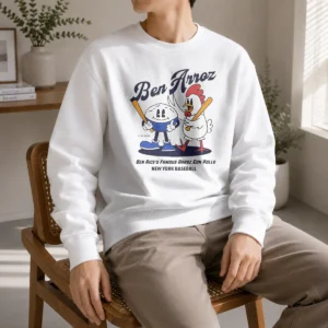 Hot Ben Rice New York Yankees MLB Ben Arroz Famous Arroz Con Pollo New York Baseball Sweater
