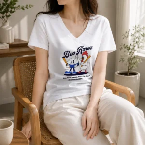 Alternative view of Hot Ben Rice New York Yankees MLB Ben Arroz Famous Arroz Con Pollo New York Baseball Shirt
