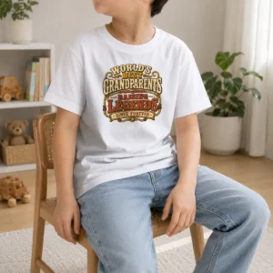 Hot Grandparents Day Legendary Roots Western Vintage Kids T-Shirt
