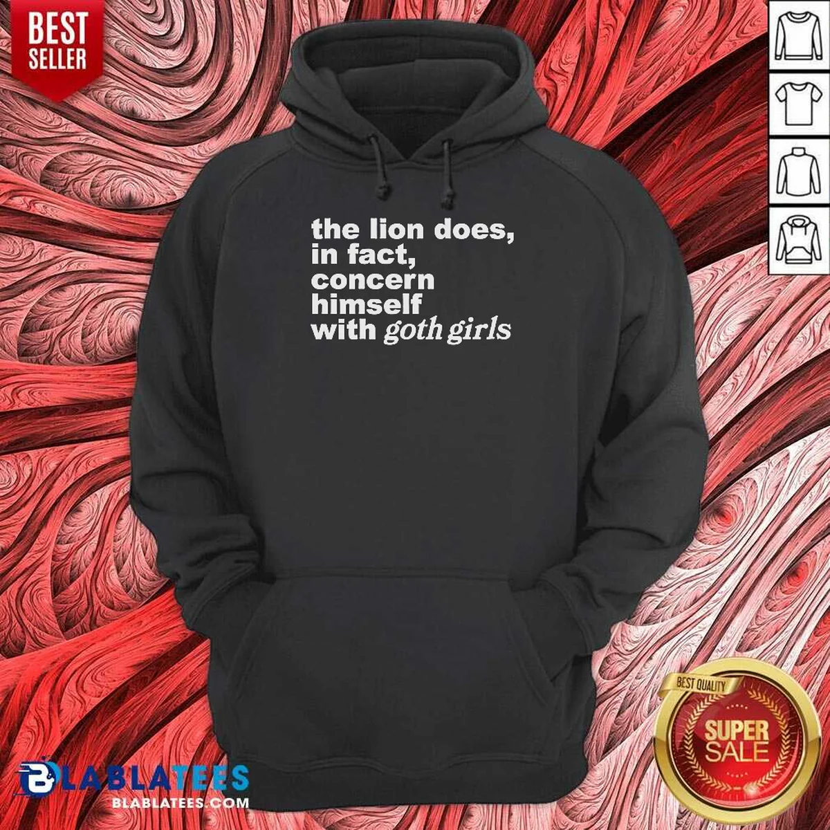Hot The Lion Does In Fact Hoodie Hot The Lion Does In Fact Hoodie