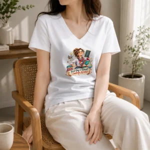 Alternative view of Nice Humorous Watercolor First Day Of School Teacher For Woman Shirt
