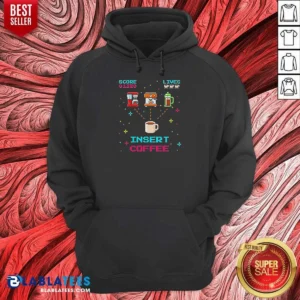 Nice Insert Coffee Retro Arcade Game Hoodie
