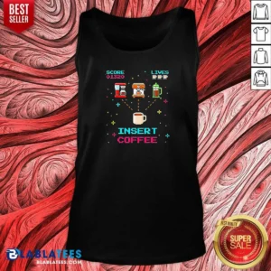 Nice Insert Coffee Retro Arcade Game Tank Top