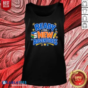 Official Back To School Excitement Ready For New Adventures Silhouett Tank Top