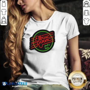 Official Elbow Room Pub And Deli Neon Sign V-Neck Shirt