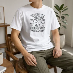 Official Labour Day Unity Line Art Shirt For Proud Workers