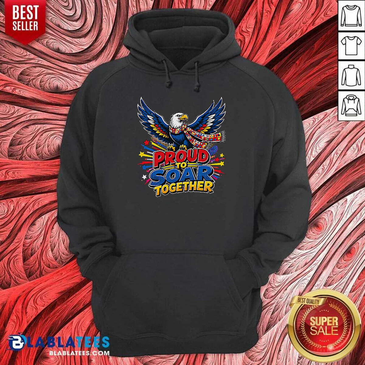 Official Proud To Soar Together Pop Art Hoodie