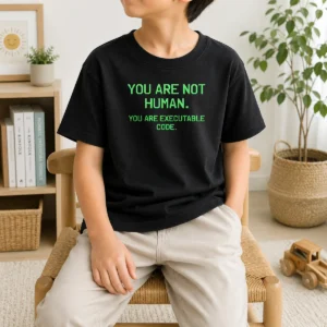Original You Are Not Human Kids T Shirt kid t shirt in vibrant colors, perfect fit for children