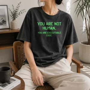 Original You Are Not Human Washed T-Shirt