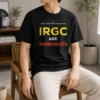 Premium Awesome IRGC Are Terrorists National Security State Threats Act 2026 t shirt in black, front view with bold white text design