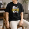 Premium Best Grandparents Ever Silhouette t shirt in black with white graphic and text, classic crew neck cotton tee