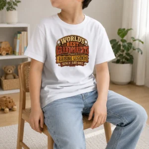 Premium Grandparents Day Western Vintage Pride Kids T-Shirt