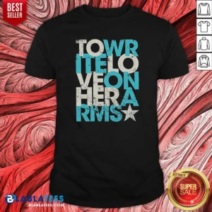 Premium Tower Of Love Hero Rivers Distressed shirt optimized in classic fit with soft cotton fabric and vintage distressed print