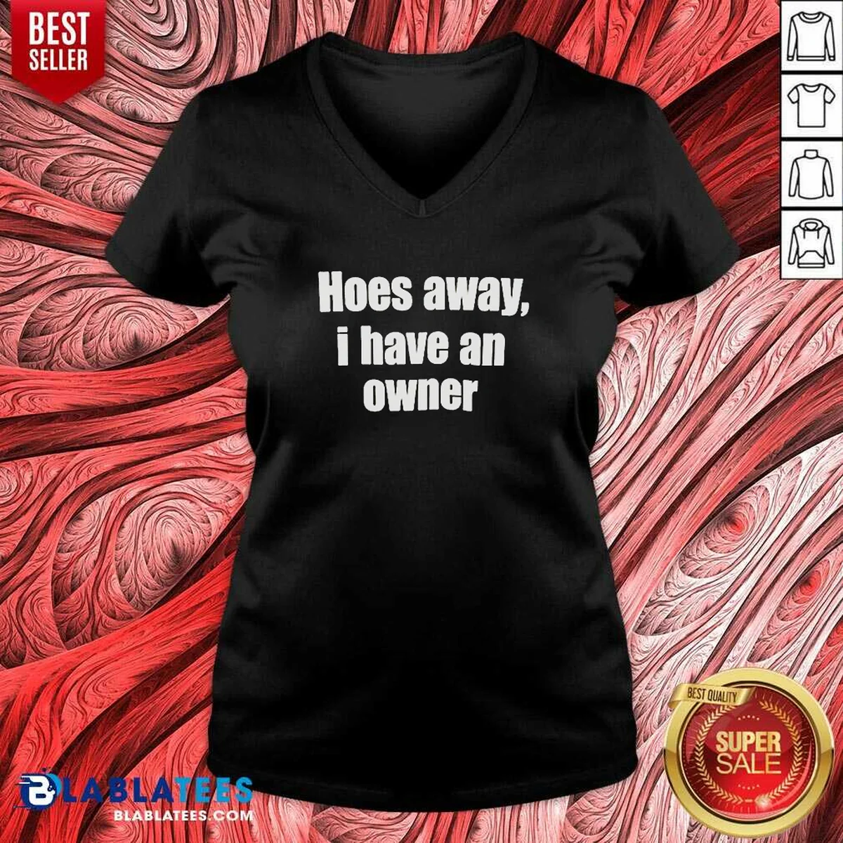 Pretty Hoes Away I Have An V-Neck Shirt Pretty Hoes Away I Have An V-Neck Shirt