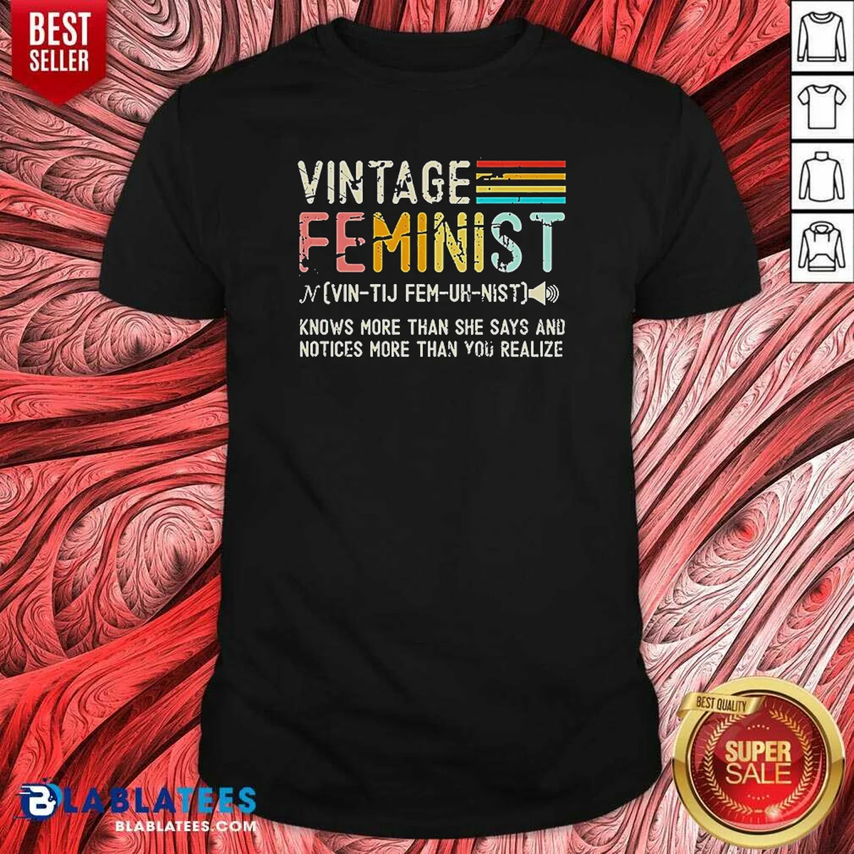 Pretty Vintage Feminist Knows More Than Shirt Pretty Vintage Feminist Knows More Than Shirt