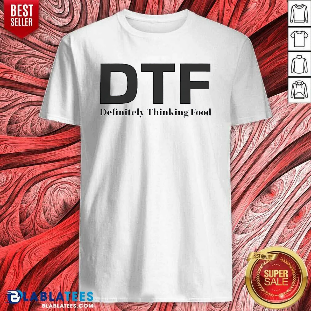 Top DTF Definitely Thinking Food Foodie Shirt Top DTF Definitely Thinking Food Foodie Shirt
