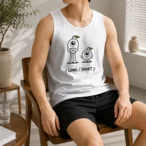 Top Long And Short Character Comparison Educational Tank Top