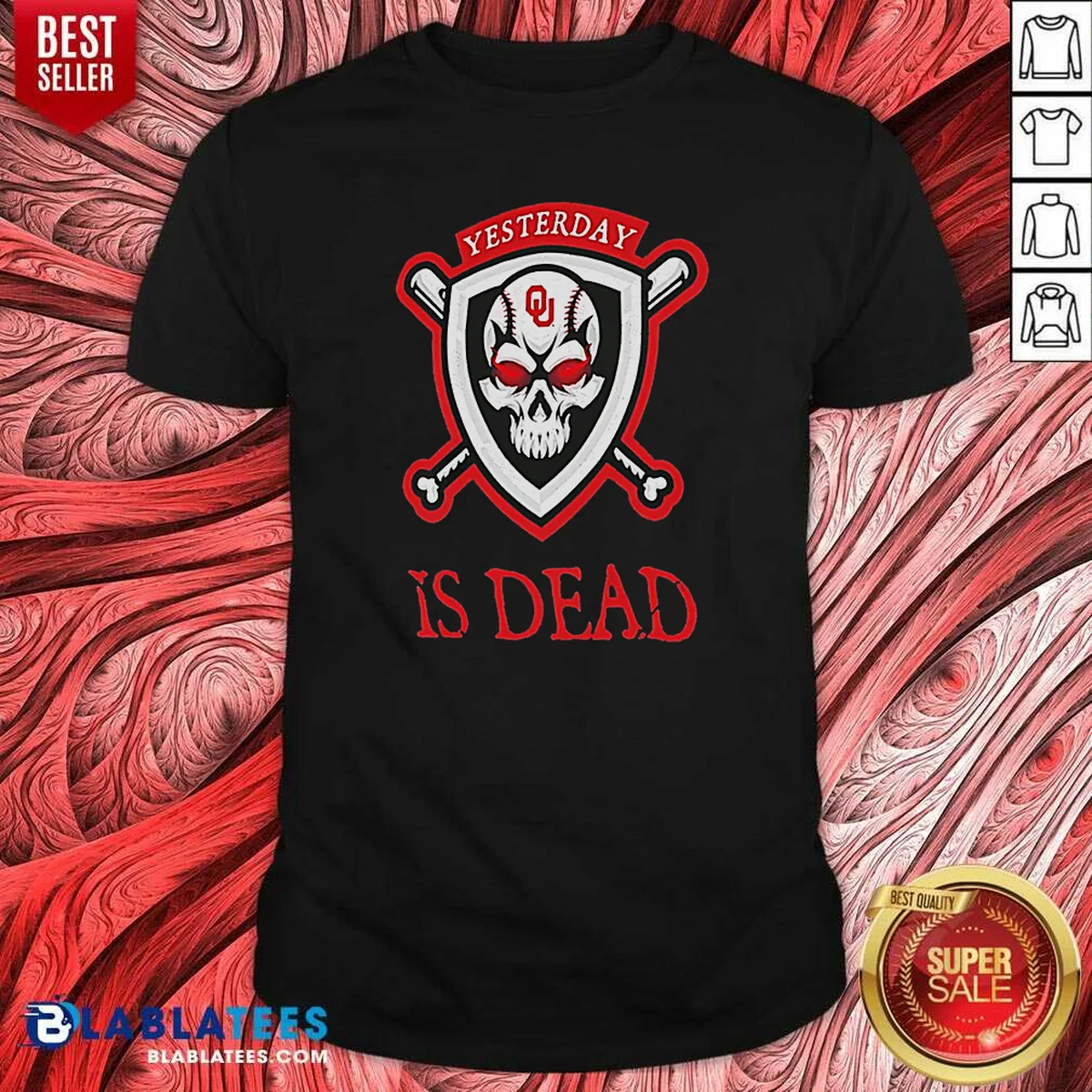 Top Officials Yesterday Is Dead Oklahoma Shirt Top Officials Yesterday Is Dead Oklahoma Shirt